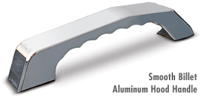 Smooth Billet Aluminum Hood Handle