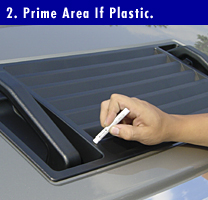 2. Prime Area If Plastic.